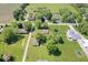 Aerial view of the property showcasing its expansive lot and neighborhood at 10928 W Jackson St, Muncie, IN 47304