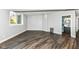 Finished basement showcases an open layout with vinyl floors and neutral color scheme at 117 Sawgrass Ct, Lebanon, IN 46052