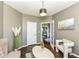 Inviting living room featuring a neutral color palette, open doorway, and comfortable seating at 117 Sawgrass Ct, Lebanon, IN 46052