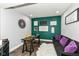 Finished office space featuring a desk, couch, and decor for working at home at 117 Sawgrass Ct, Lebanon, IN 46052