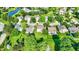Aerial view of several homes near ponds and green space at 11961 Driftstone Dr, Fishers, IN 46037