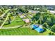 Wide aerial view of a park with several recreational spaces at 11961 Driftstone Dr, Fishers, IN 46037