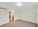 Living room area that leads to kitchen at 11961 Driftstone Dr, Fishers, IN 46037