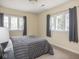 Cozy bedroom with three large windows that let in natural light at 1207 Pickwick Pl, Indianapolis, IN 46208