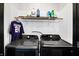 Spacious laundry room with modern washer and dryer at 121 Ursal Ln, Greenwood, IN 46143