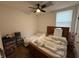 Bedroom featuring hardwood floors, ample space, and a cozy ambiance for a relaxing retreat at 1720 Rembrandt St, Indianapolis, IN 46202
