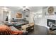 Open living room with hardwood floors and cozy fireplace at 19433 Tradewinds Dr, Noblesville, IN 46062