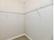 Walk-in closet with metal shelving at 2801 E Southport Rd, Indianapolis, IN 46227