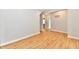 Open living area with hardwood floors and natural lighting at 2801 E Southport Rd, Indianapolis, IN 46227