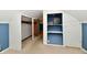Attic featuring built in storage and an open area at 313 N 16Th Ave, Beech Grove, IN 46107