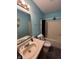 Cozy bathroom with tub, toilet, and sink at 4264 Village Trace Dr, Indianapolis, IN 46254