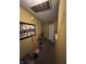 Hallway featuring painted walls, shoe rack, and ceiling vent at 4264 Village Trace Dr, Indianapolis, IN 46254