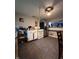 Kitchen featuring a standard refrigerator, and white cabinets at 4607 Melrose Ave, Indianapolis, IN 46241