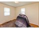 Bedroom with hardwood floors and natural light at 5719 N Frontage Rd, Fairland, IN 46126