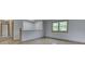 Bright room featuring laminate floors, natural lighting, and neutral colors at 617 Echo Bend Blvd, Greenwood, IN 46142
