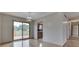 Open dining area with wood floors connects to the kitchen at 617 Echo Bend Blvd, Greenwood, IN 46142