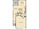 Detailed first floor plan showcasing the kitchen, dining area, great room, and garage layout at 6659 Halsey St, Zionsville, IN 46077