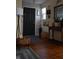 Inviting entryway featuring wood floors, stylish decor, and a welcoming ambiance for guests at 7357 Lake Lakota Dr, Indianapolis, IN 46217