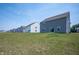 A spacious backyard with green grass near several homes at 7510 Hillway Dr, Camby, IN 46113