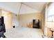 Spacious carpeted bedroom with vaulted ceiling at 7724 Eagle Valley Pass, Indianapolis, IN 46214