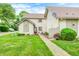 Charming two-story home with well-manicured lawn, landscaping at 7724 Eagle Valley Pass, Indianapolis, IN 46214