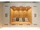This modern mudroom features wood trim, plenty of storage and seating space at 80 Monon Blvd, Carmel, IN 46032
