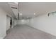 Spacious basement featuring carpeted floors and recessed lighting at 8115 Englewood Rd, Indianapolis, IN 46240