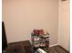 Clean area displays a shoe rack with assorted footwear by a closet door at 103 Bentwood Dr, Greenwood, IN 46143