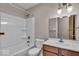 Bathroom with modern fixtures and a clean, well-maintained aesthetic at 108 Bennett Rd, Carmel, IN 46032