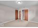 Bedroom featuring carpet, closet, and neutral walls at 108 Bennett Rd, Carmel, IN 46032