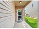 A covered entrance of a home with a storm door at 1138 Topp Creek Dr, Indianapolis, IN 46214