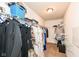 Walk-in closet with shelving and ample storage space at 1314 Old Heritage Pl, Greenwood, IN 46143