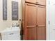 A laundry room with storage and a utility sink at 13327 Hockley Dr, Fishers, IN 46037
