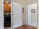Laundry room with washer, dryer, and storage space at 13327 Hockley Dr, Fishers, IN 46037