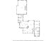 Detailed first floor plan showcasing the layout of kitchen, living spaces, primary bedroom, and garage at 14301 W County Road 300 S, Daleville, IN 47334
