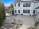 Expansive backyard patio featuring comfortable seating, mature trees, and a charming gazebo at 14301 W County Road 300 S, Daleville, IN 47334