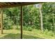 Backyard view with green trees at 14442 Treasure Creek Ln, Fishers, IN 46038