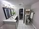 Modern bathroom featuring a double vanity and ample storage space at 1556 N Euclid Ave, Indianapolis, IN 46201