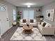 Bright and airy living room with neutral décor and stylish furniture at 1556 N Euclid Ave, Indianapolis, IN 46201