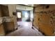 Unfinished kitchen with potential with dining area in need of renovation at 2157 Sugar Grove Ave, Indianapolis, IN 46202