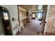 Unfinished kitchen with wooden cabinets needing renovation with potential at 2157 Sugar Grove Ave, Indianapolis, IN 46202
