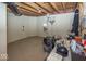 Unfinished basement space showing utilities and ample room for storage or future development at 2325 N Talbott St, Indianapolis, IN 46205