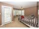 Spacious main bedroom with outdoor access and large windows allowing ample natural light at 2325 N Talbott St, Indianapolis, IN 46205