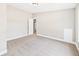 The bedroom features neutral paint, carpeting, and an adjacent doorway at 2895 E 600 S, Markleville, IN 46056