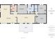 Detailed floor plan featuring bedrooms, bathrooms, living spaces, and outdoor terrace layout at 2895 E 600 S, Markleville, IN 46056