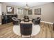 Finished basement with a cozy seating area and wine storage, ideal for relaxation at 3429 Woodham Pl, Carmel, IN 46033