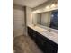Elegant bathroom featuring a double sink vanity, modern fixtures, and a bright, refreshing atmosphere at 4216 Lauder Rd, Bargersville, IN 46106