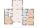Detailed floor plan showcasing the layout, dimensions, and room placements of the home at 4742 Kingsley Dr, Indianapolis, IN 46205