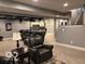 Spacious finished basement boasts comfortable seating and a convenient wet bar, perfect for entertaining at 4931 Kerrington Blvd, Bargersville, IN 46106