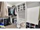 A well-organized walk-in closet offers ample shelving and hanging space at 4931 Kerrington Blvd, Bargersville, IN 46106